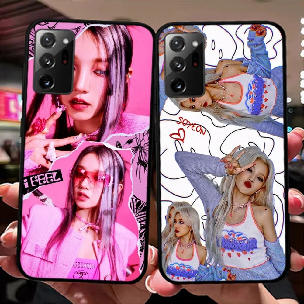 Kpop G-GIDLE Phone Case For Samsung Note 8 9 10 20 pro plus lite M 10 11 20 30 21 31 51 A 21 22 42 02 03