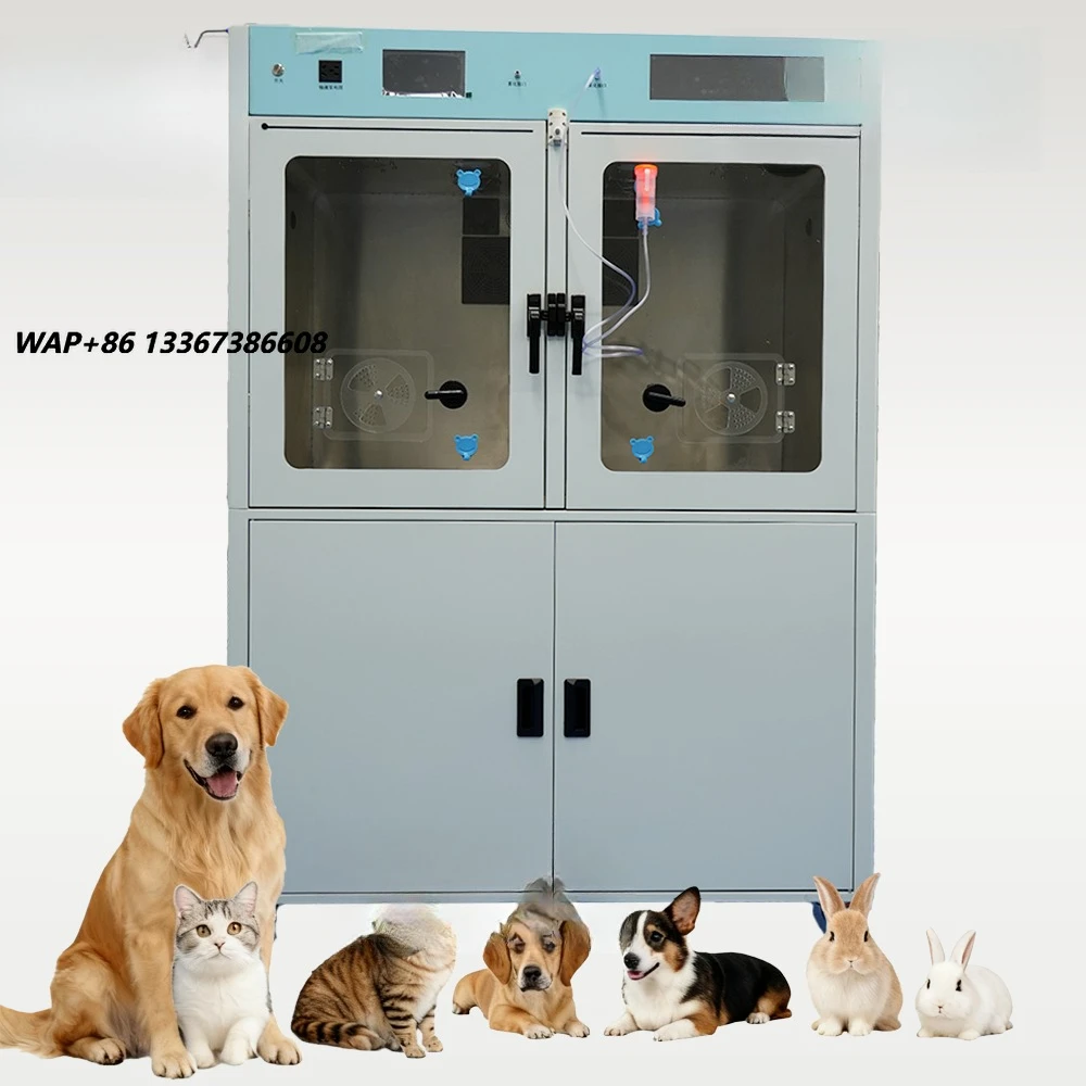 Big Medical Professional Oxygen Therapy Veterinary ICU Cage Animal Monitoring Cabin Temperature Control Pet ICU