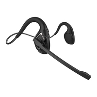 Bluetooth Headsets with Microphone Noise Cancelling Open Ear Headphones Wireless Air Conduction Earphones for Office Call Center