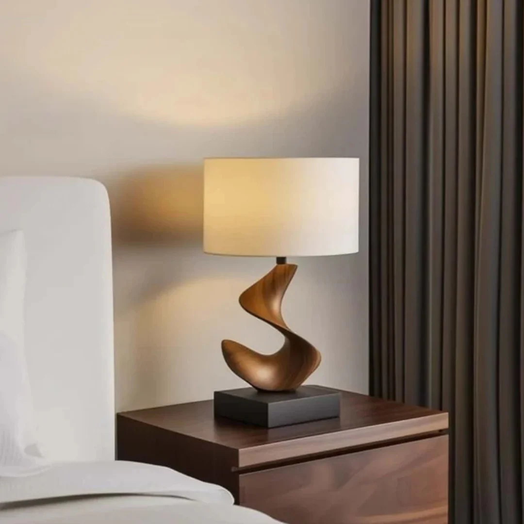 Hand-carved Solid Wood Wall-mounted Lamp With A Medieval-modern Style Suitable For Bedrooms And Living Rooms
