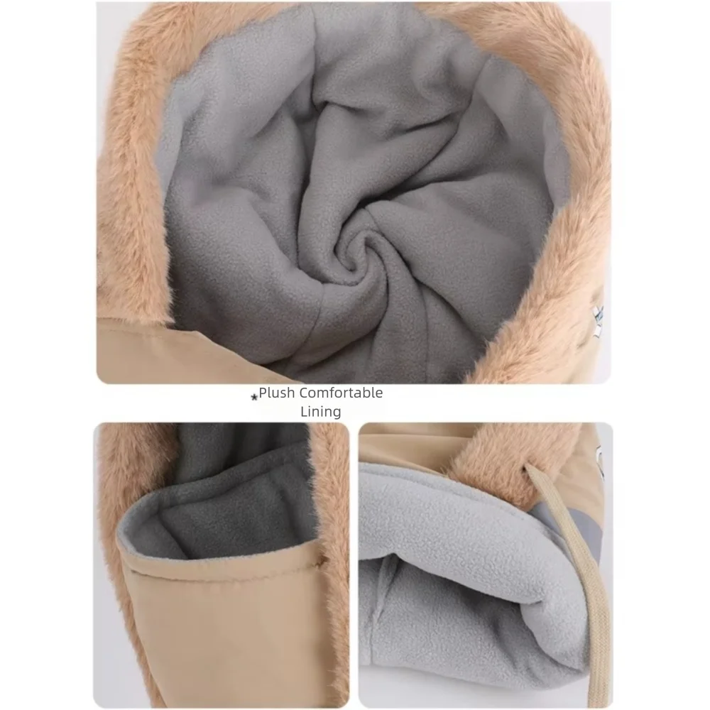 أزياء الشتاء بالاكلافا قبعة سميكة الرقبة أدفأ الأذن حماية قبعة الدفء يندبروف مقنعين قناع الوجه للجنسين