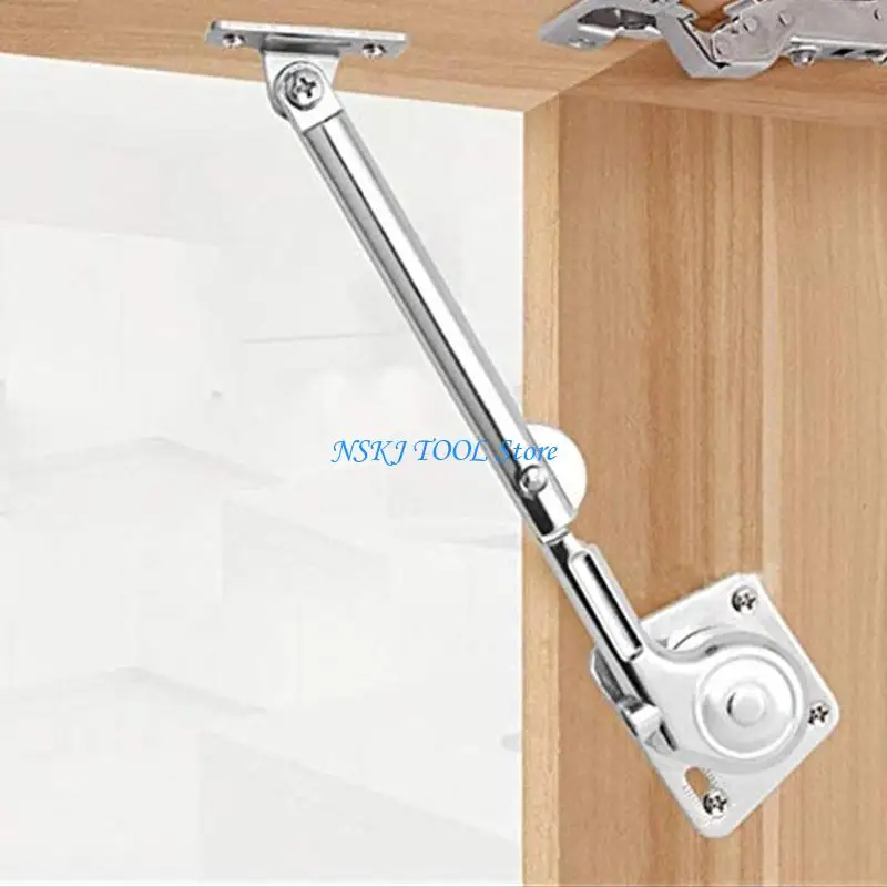 

L8RC Hydraulic Support Rods Wardrobe Cabinet Doors Buffer Air Support Heavy-duty Gas Strut for Furniture Door Panels Durable