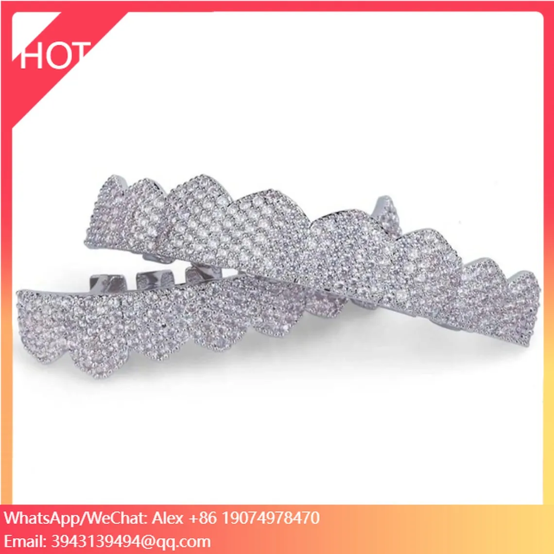 

Индивидуальные золотые грилзы (1 шт.) из желтого золота с бриллиантами VVS Moissanite, 10k, 14k, 18k, а также серебряные грилзы/зубные протезы