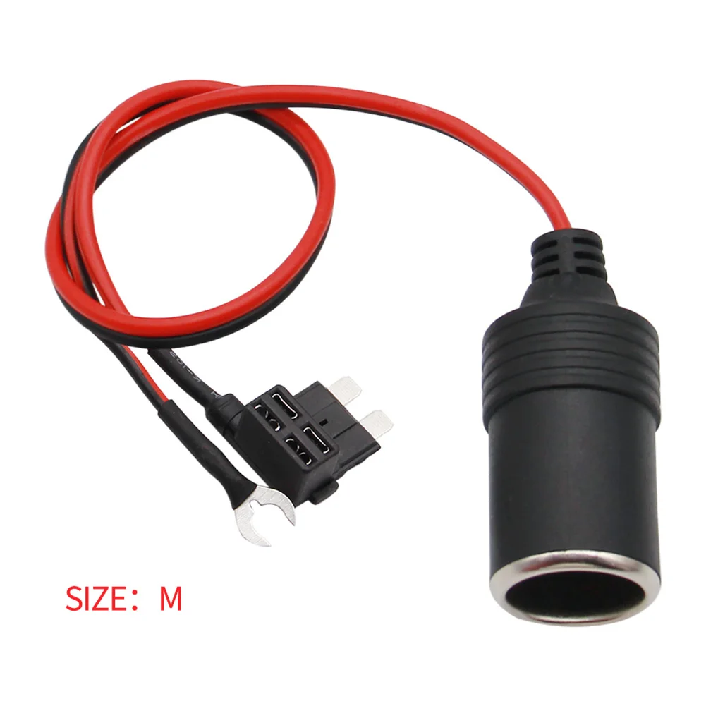 Car Camera Fuse Connection Kit DC 12V/24V Fuse Take Electrical Medium Plastic 1 Piece Black High Quality Brand New