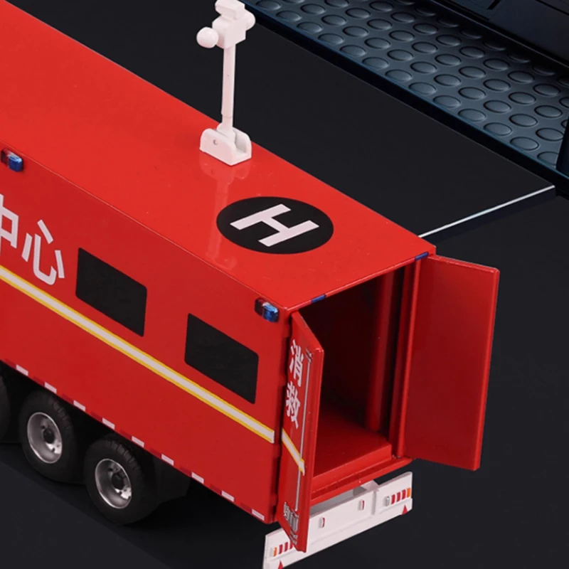 

Perka 1:64 Scale Command Vehicle Red Alloy Simulation Car Model Static Collection Decorated Holiday Gifts Toys Souvenir Gift