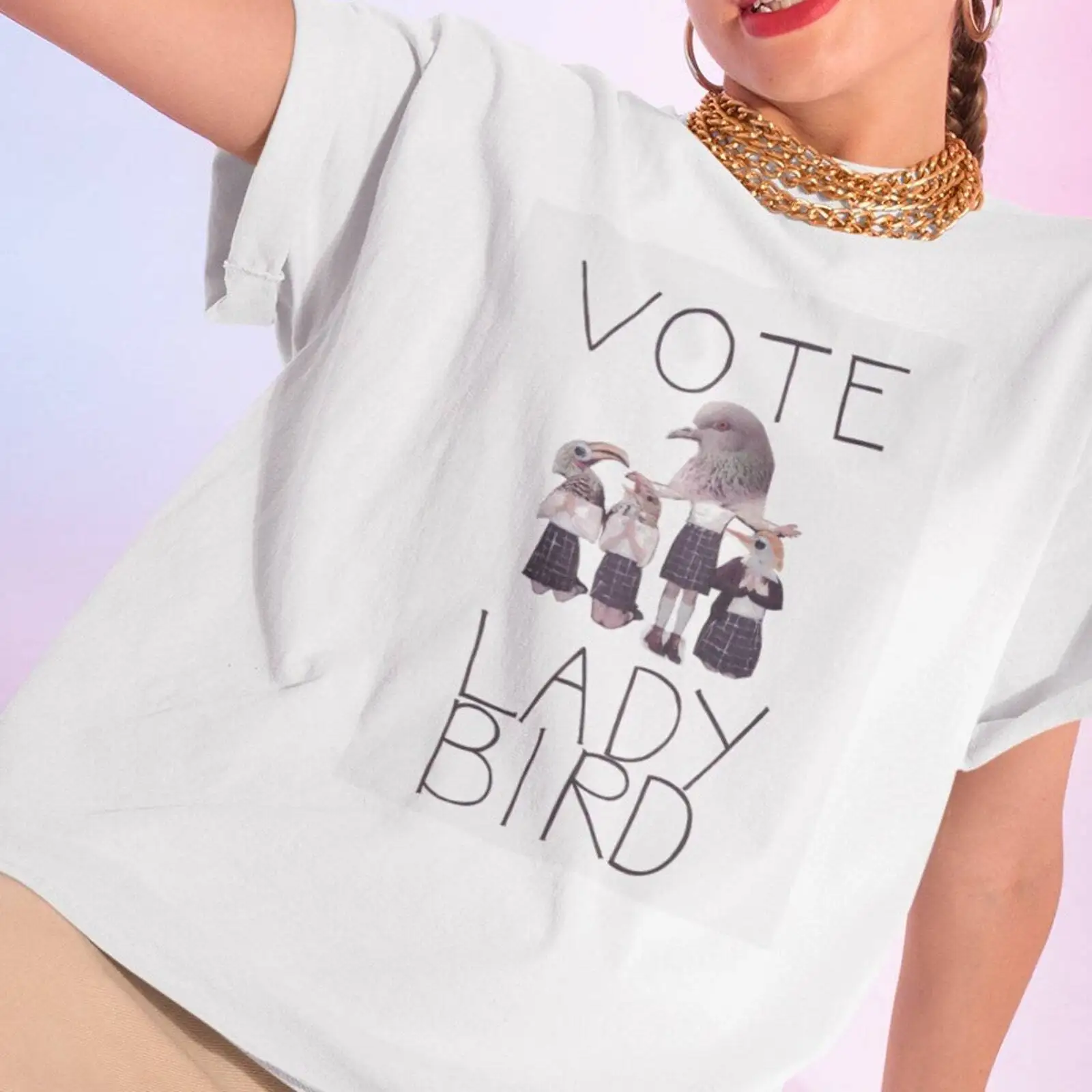 Vote Lady Bird Aesthetic T Shirt Movie Greta G