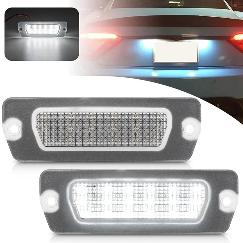 Car LED License Plate Light 198231 For Maserati 4200/GT 2001-2007 Granturismo Grancabrio Car Number Plate Lamp-A85E