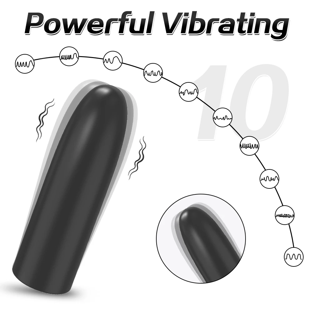 10 Speed Powerful Mini Bullet Vibrator for Women Dildo G-Spot Clitoris Stimulator Love Egg Erotic Female Sex Toys for Adults