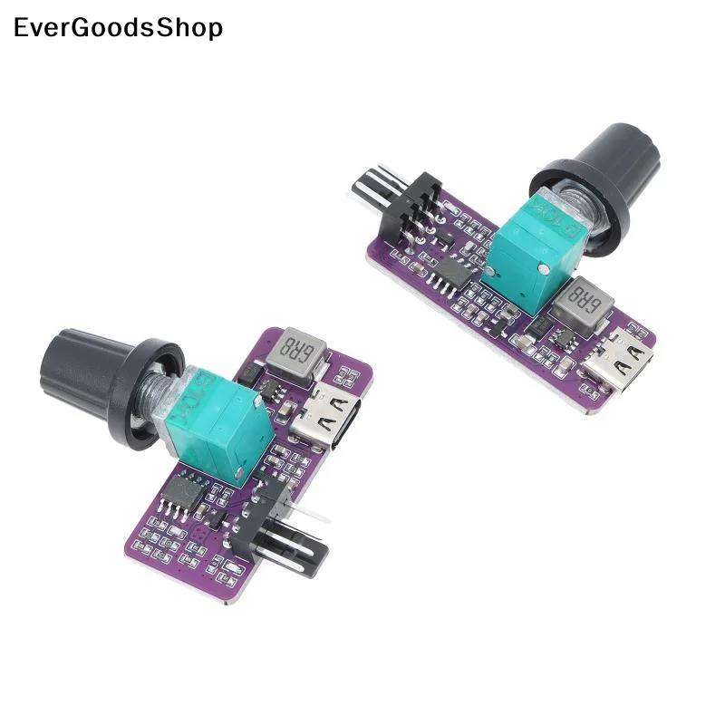 NewPWM Speed Controller 4 Pin Fan Controller With Wind Speed Controller Regulator Switch Speed Module USB Type C For DIY Project