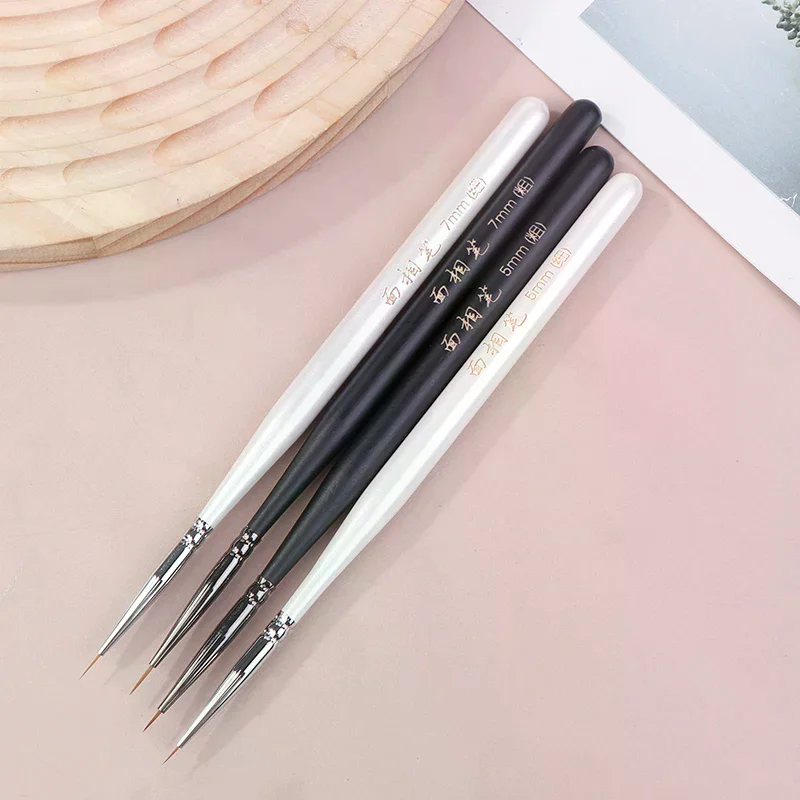 Ultra-fine #0 #1 Script Liner Brushes for Model Painting, Hobby Coloring & Outline Detail Work