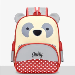 Embroidery Name Creative Cute Cartoon Animal Kindergarten Backpack Male and Female Children's Lightweight Multicolor Small Bag