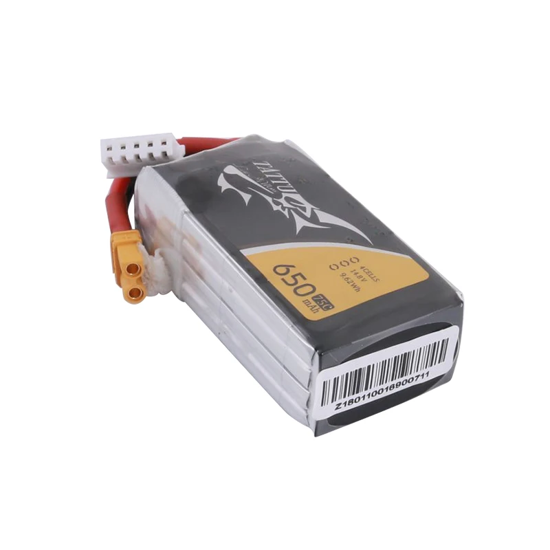 TATTU Batería LiPo 4S 75C 650mAh para Dron de Carreras - imagen 5