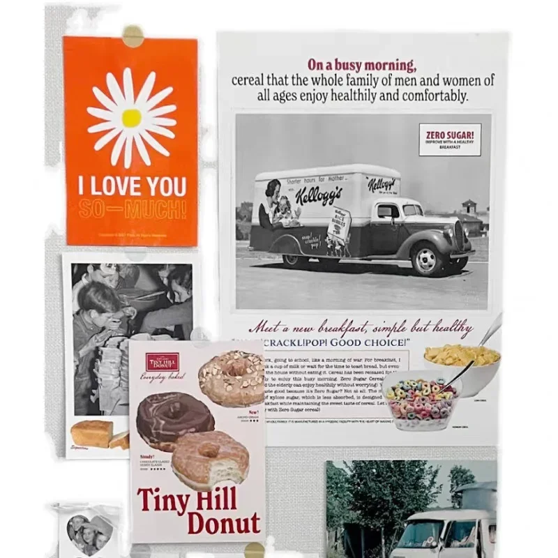 شخصيات OAB الكورية 202hosil مجلة ذات المناظر الطبيعية الخلابة ريترو سكرابوكينغ ملصق المواد التصوير ملصق حزمة الحرف اليدوية