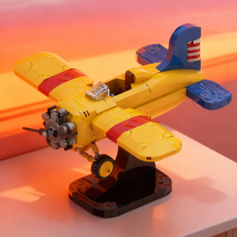 

Набор строительных блоков MOC: Гоночный самолет и городской аэропорт (432 детали) – Архитектурная игрушка, идея для самостоятельной сборки, развивающая игрушка, рождественский подарок, креативный набор