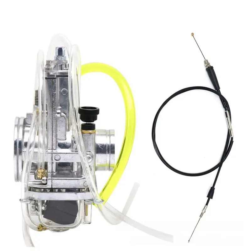 Superior-For YZ250 KX RM CRF Motorcycle Carburetor Kit With Throttle Cable- 28Mm Replacement Part Accessory