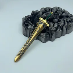 FATE EXCALIBUR Sword Toy Model, 16cm (6.29in) Zinc Alloy, Non-Sharp Blade, Includes Scabbard, Perfect for FATE Fans, Collectible