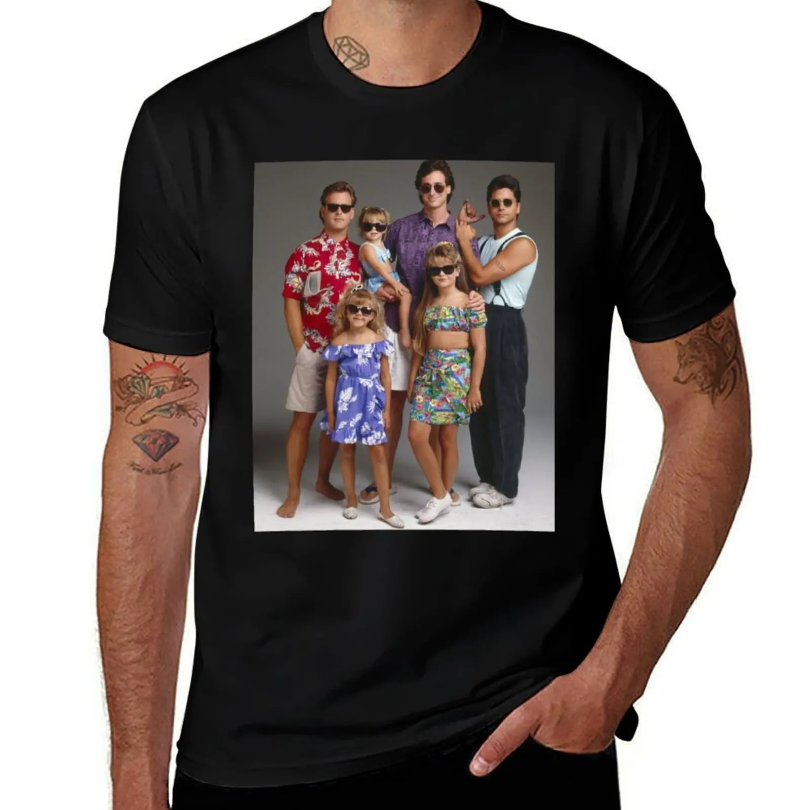 

Full House Cast T-Shirt anime t shirts for man t shirt men 100% cotton luxury brand man t shirt luxury T-Shirt