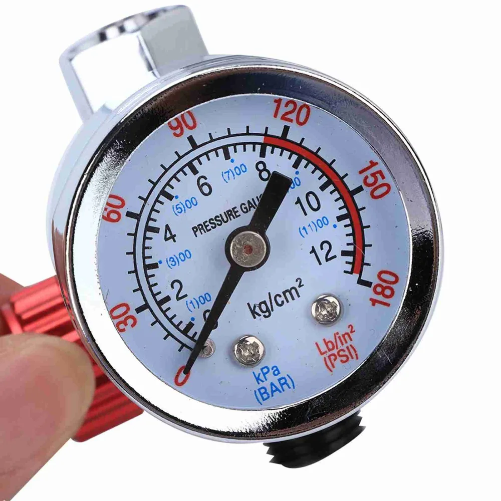 1pcs G1/4 Thread Air Pressure Regulator 0-180 PSI Built-in Gauge Spray Gun Regulator Pneumatic Tool Regulator