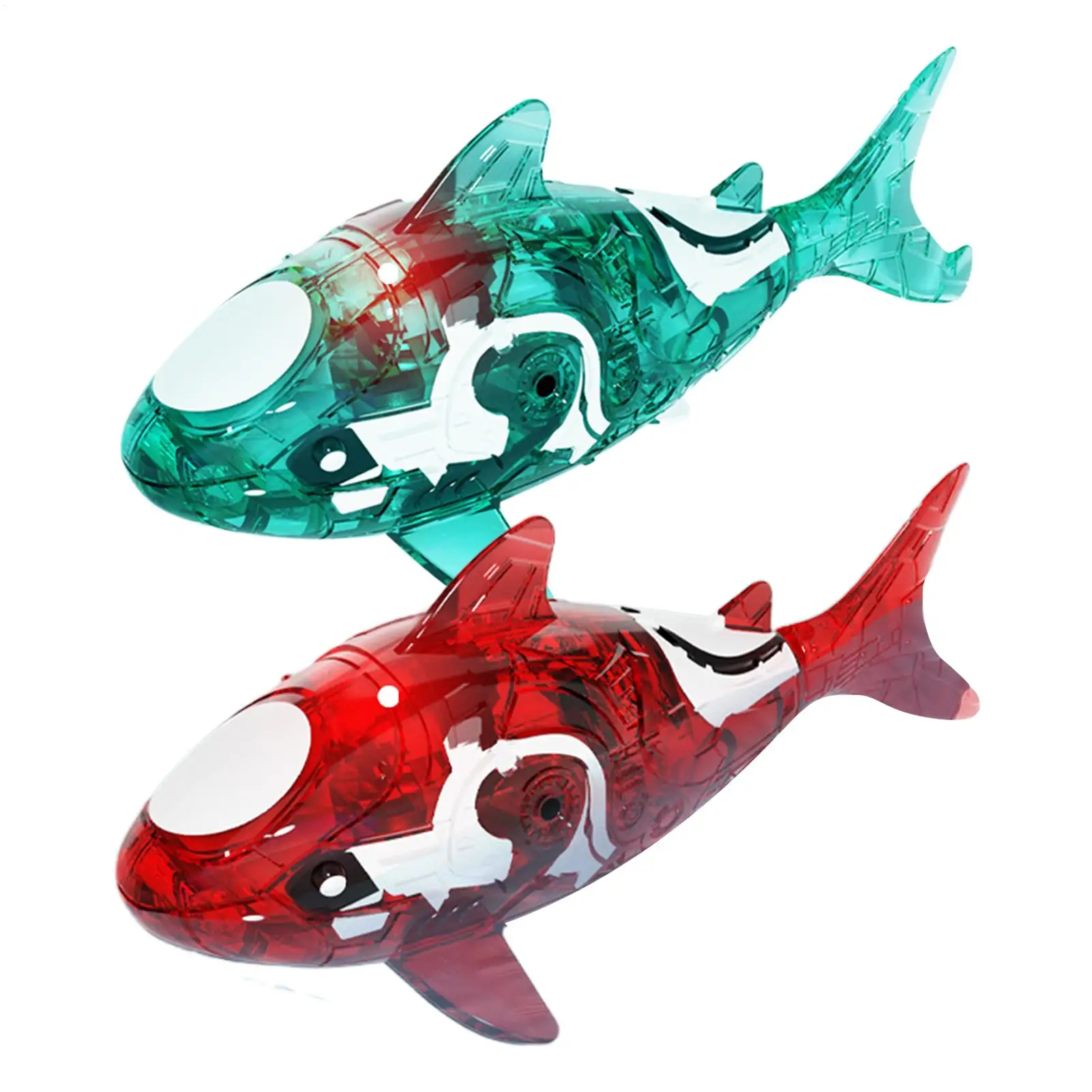  Realistic Electric Pet Robotic Fish Photosensitive Swimming Clownfish Simulation Swing Toy Fish Baby Bath Toy Aquarium Decor