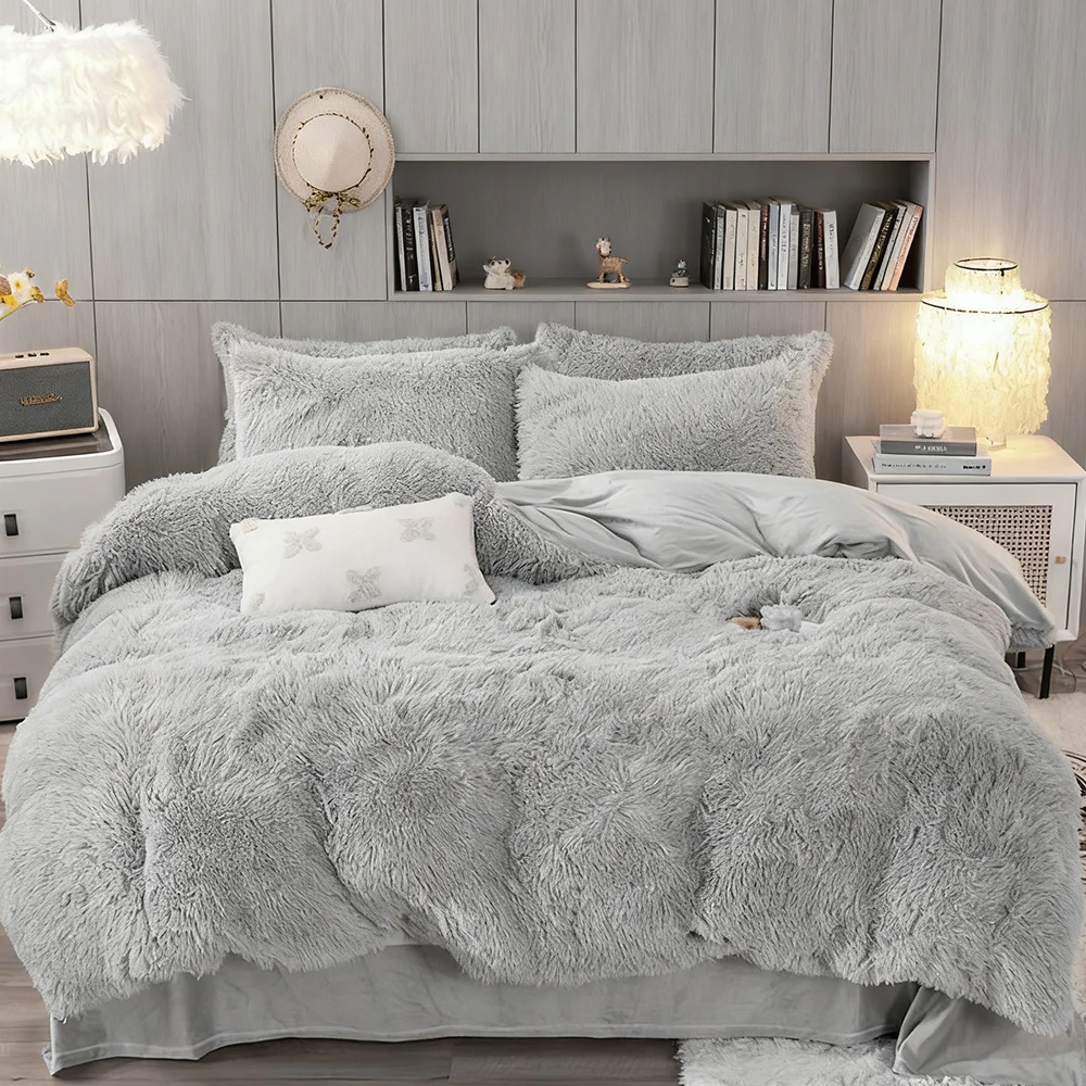 Super Soft Water Mink Plush Bedding Set