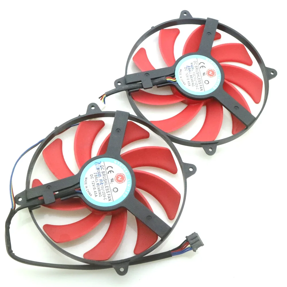 FDC10U12D9-C DC12V 0,45A VGA Lüfter für AMD Radeon R9 390X Engineering Sample Grafikkarte Kühler Lüfter
