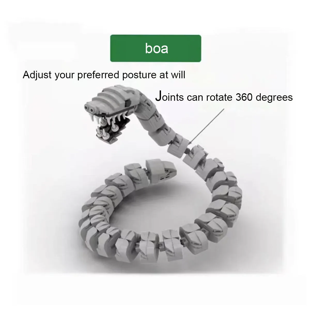 Nowe zdeformowane zoo MOC klocki do budowy horror lalka ośmiornica nietoperz python rekin żółw hipopotam jeleń figurka model zabawka dla dzieci