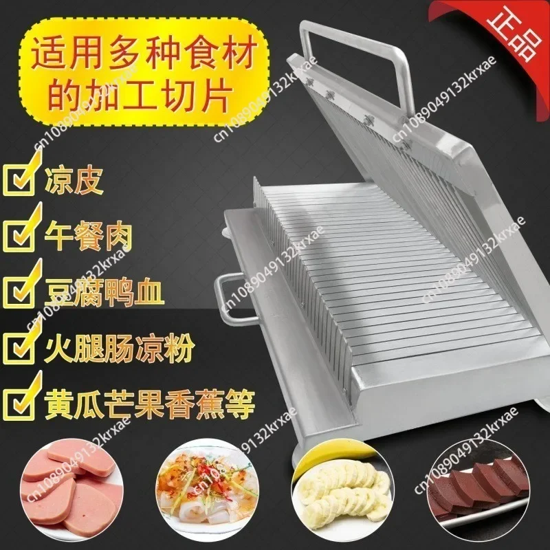 Multi-function Slicing Hand Pressure Thickened Stainless Steel Double-blade Sharp Manual Slicer Vegetable Cooked Food Slice
