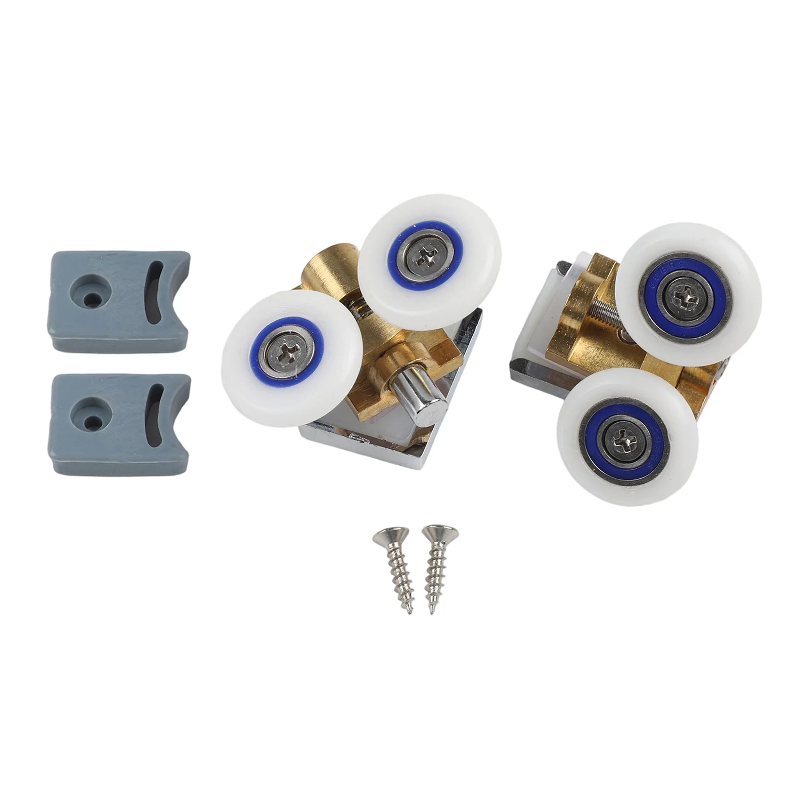 

Ремонт ванной комнаты, колеса 26 мм, двойные душевые колеса, блок, аксессуары для душевой двери, блоки предотвращения столкновений в комплекте