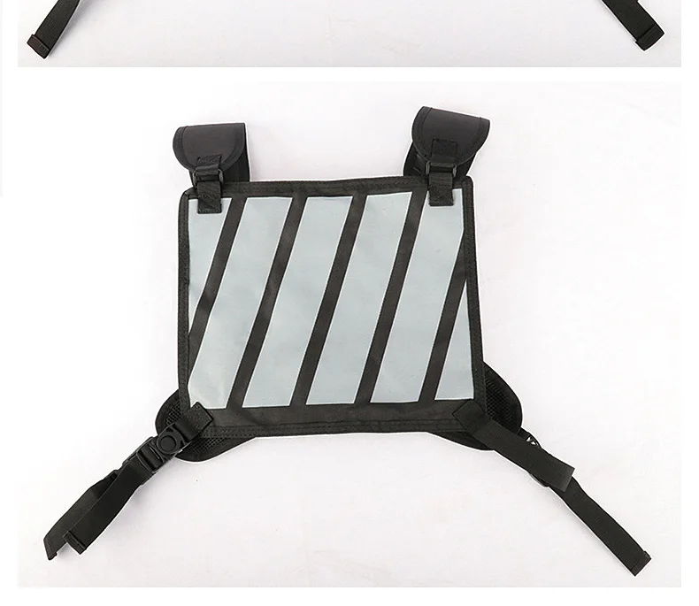 Taktische Brusttasche für Herren, Outdoor-Gym-Weste, reflektierende Sicherheitstasche, wasserdichte Brusttasche, multifunktionale Herren-Handytasche, lässige Sporttasche – Detail 15