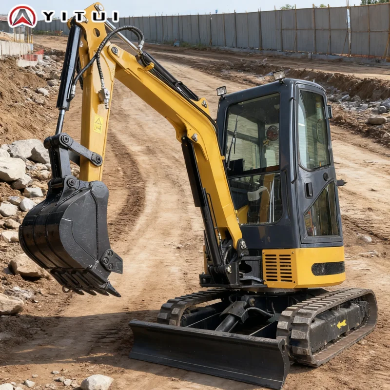 حفارة صغيرة مخصصة متعددة الوظائف 3.5 طن |   حفار هيدروليكي مدمج لبناء الحدائق واستخدام المزرعة