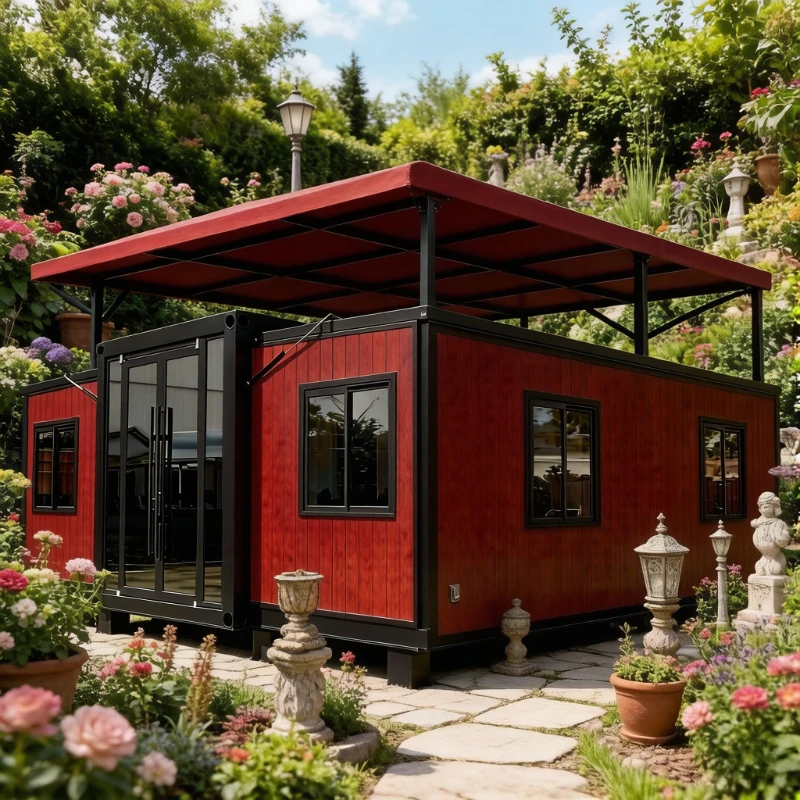 Prefab Tiny House Vacation Room 20ft 40ft Expandable Container House Garden Rooms Warehouse Barn Forest Cabin Summerhouses