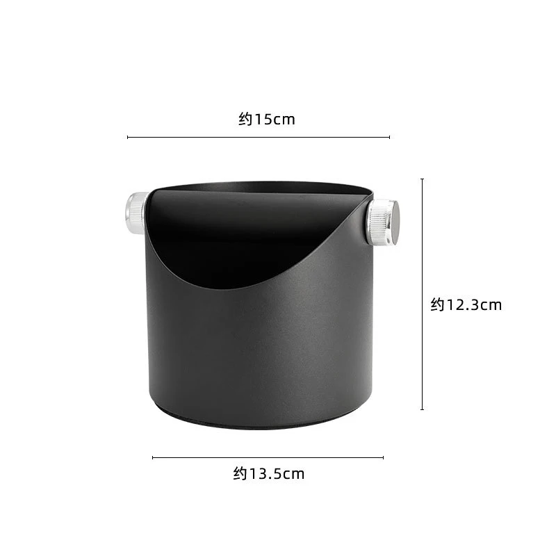 Anti Slip Coffee Knock Box Stainless Steel Detachable Knock Bar Espresso Waste Bin Barista Accessory view 6