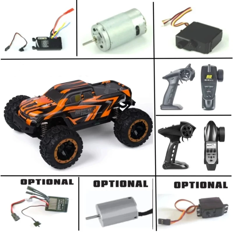 

HBX 16889A 16890A remote control car parts body motor differential drive shaft wheel shock absorber etc