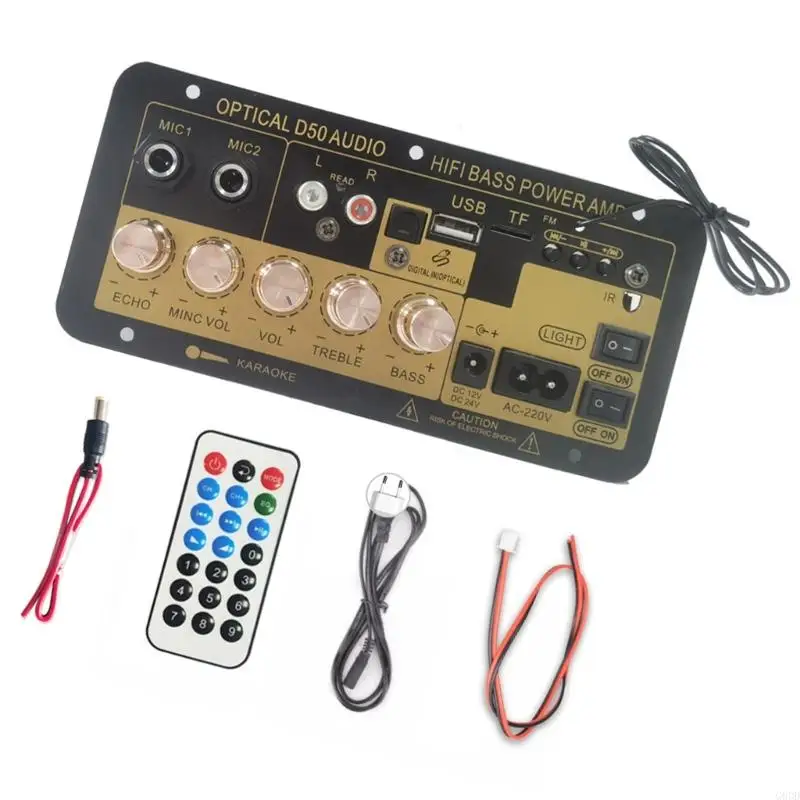 

G6DD Bluetooth-compatible Amplifier Board With Sound Radio Subwoofer For Karaoke Home Car Automotive Home Theater