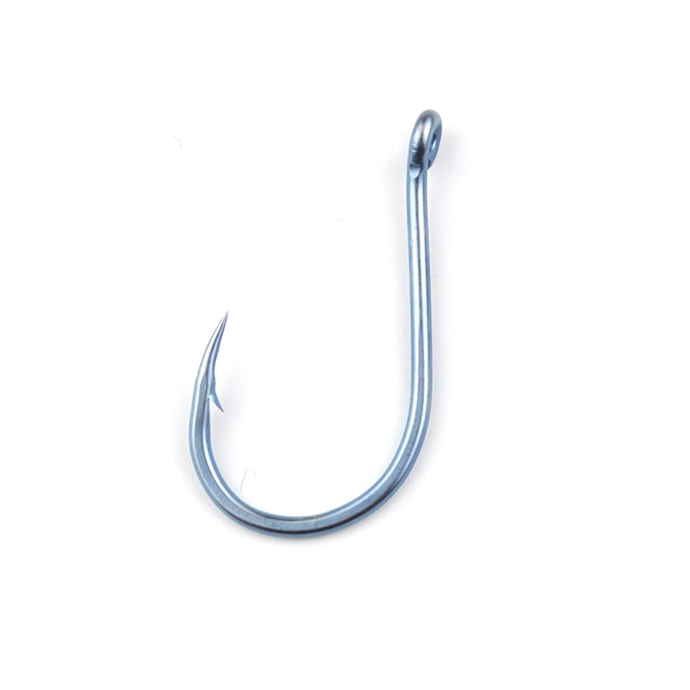 High Quality 50pcs Fishing Hook Eyed Fishhook Corrosion-resistant Sea Perch Saltwater Fly Carp Bass Fishing Accessories Pesca