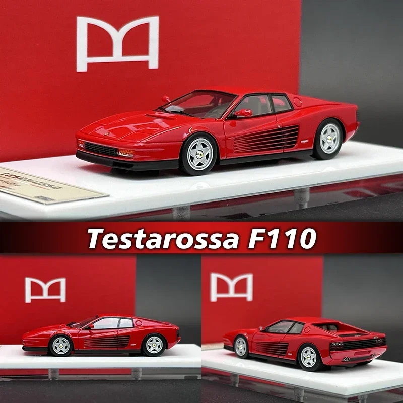 

DMH 1:64 Testarossa F110 Resin Diorama Car Model Collection Miniature Toys