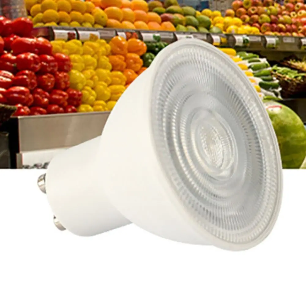 Neue Kunststoff GU10 LED-Lampen COB LED 6W 220V Spot Glühbirne Universelle energiesparende integrierte Lichtdecke