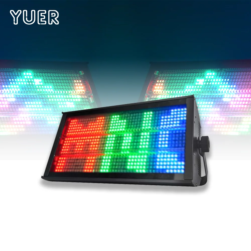 

Новый светодиодный прожектор YUER 260W RGBW с 135+30 сегментами, эффектом стробоскопа и бегущей строки, для сценического освещения, букв и цифр, для диджеев, клубов и вечеринок