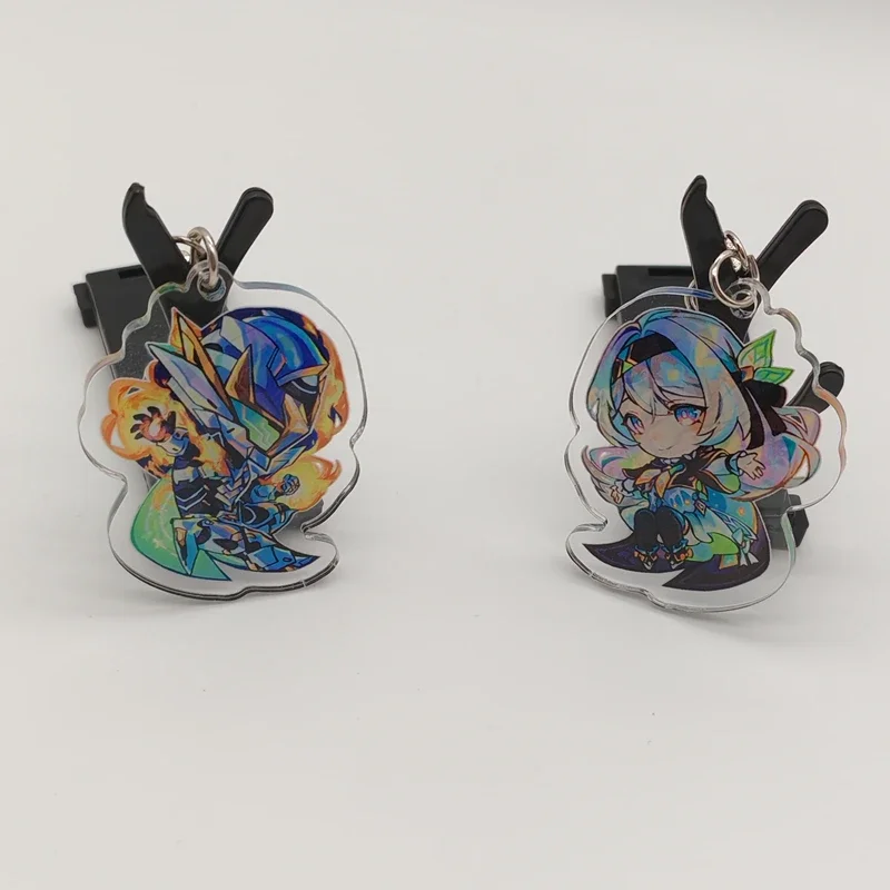 Honkai Star Rail niedlichen Spiel Glühwürmchen Hsr Sam Kawaii Acryl Schlüssel bund Schlüssel ring Riemen Figur hängen Zubehör Schlüssel anhänger Ring