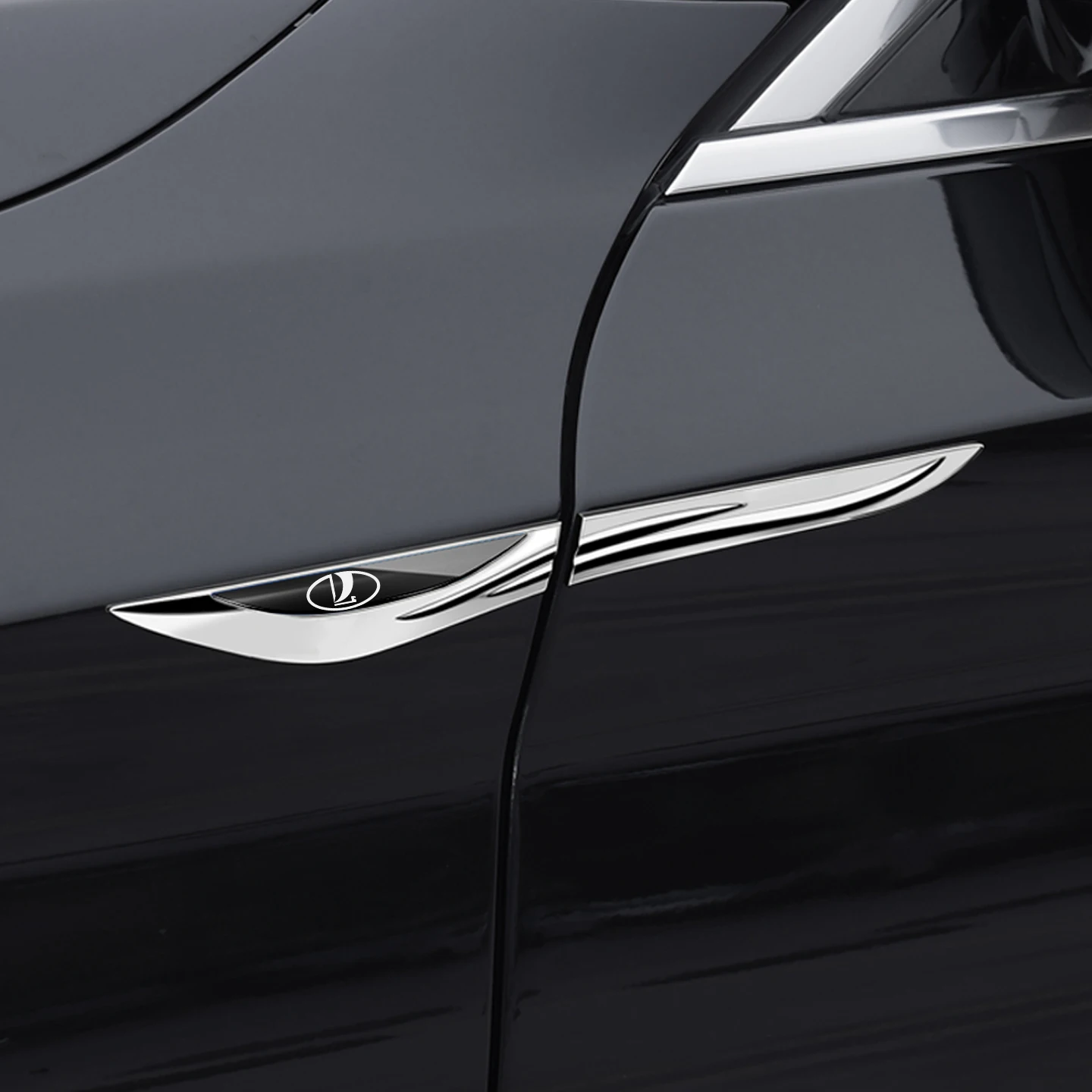 Car Door Fender Side Blade Badge Body Sticker For Lada Granta Vesta Niva Legend Travel 4x4 XRAY Largus Aura Iskra Accessories