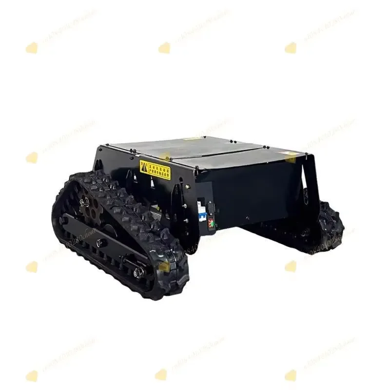 Small remote control crawler chassis assembly Agricultural construction site machinery Creeper double motor transport Orchard