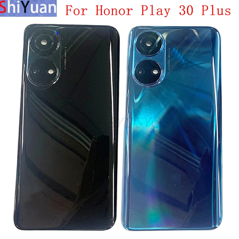 

Задняя крышка батарейного отсека для Honor Play 30 Plus, задняя крышка с логотипом, запасные части