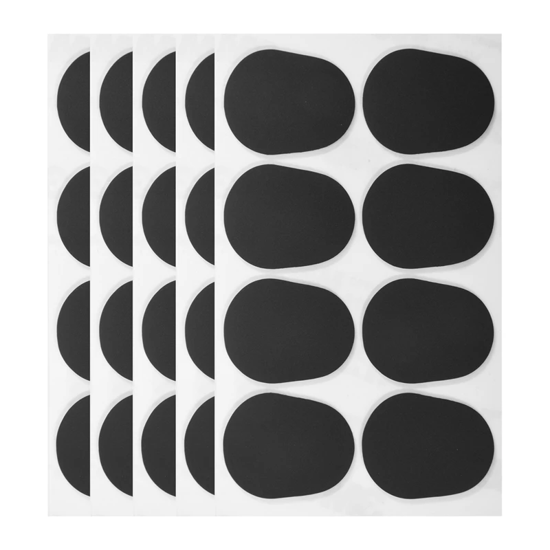 แผ่นรองปากเป่าแซ็กโซโฟน40ชิ้นขนาด0.8มม. แผ่นติดปากเป่าเสียงคลาริเน็ตและแซกโซโฟน