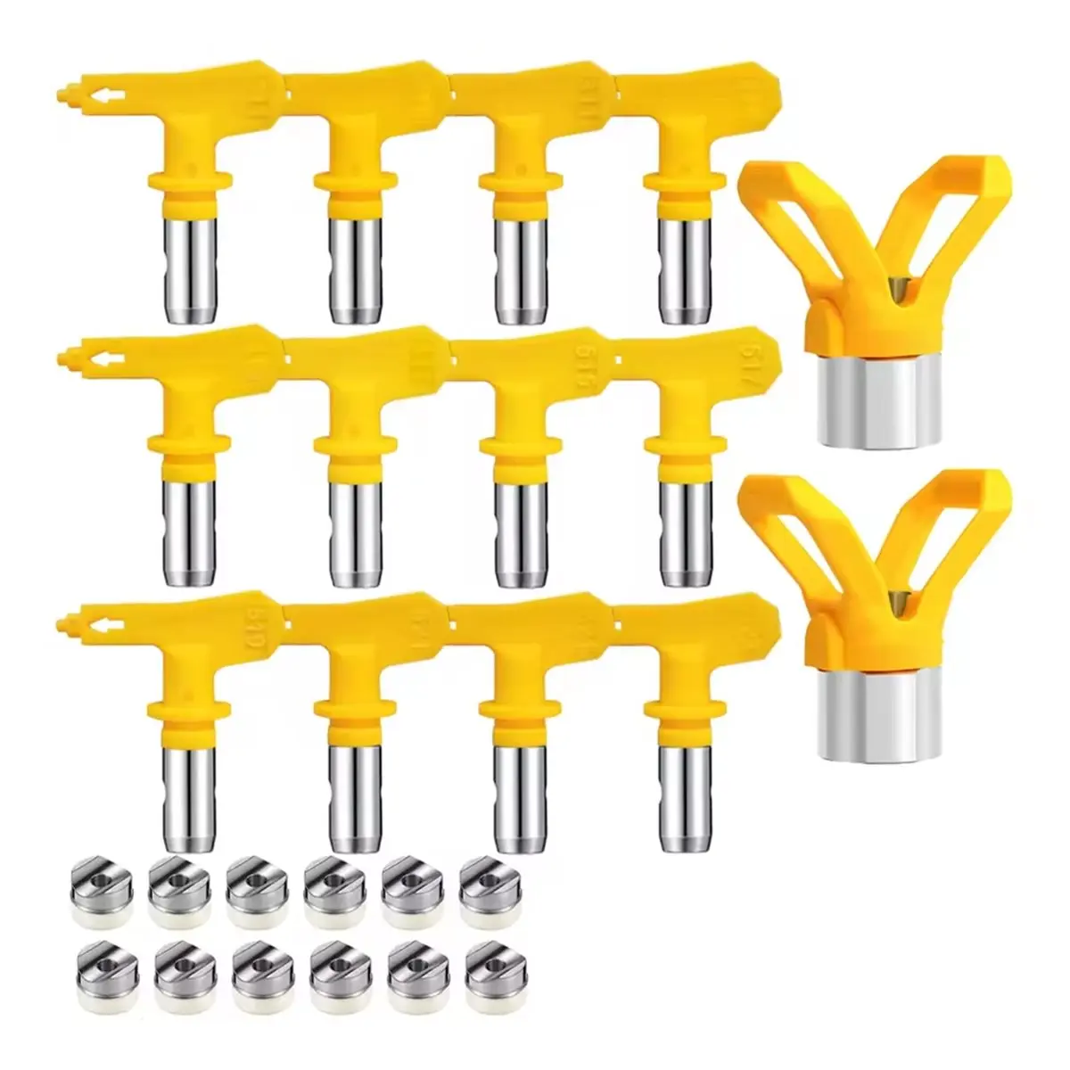 Airless Sprayer Nozzles Set Airless Painting Machines Nozzles Set for Precise Sprayer Painting Tools