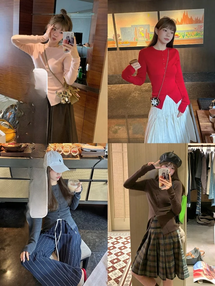 

Cheerioaban Шерстяной вязаный открытый кардиган Long Sve с застежкой на талии Дизайн из смеси полиэфирного волокна Ciwalk Подходит для женской одежды