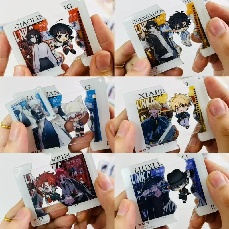 Link Clik Anime Acrylic Keychain Charles Creative Keyirng Bag Charm Pendant Exquisite Gooods Collection Ornament Friends Gift