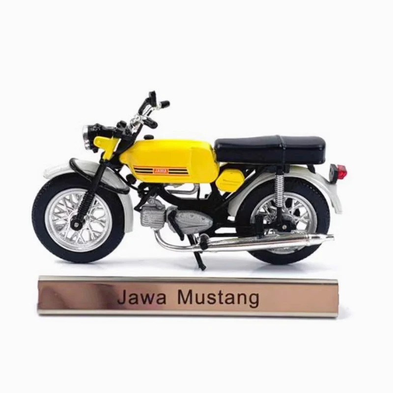

Atlas 1/24 масштаб Jawa Mustang мотоцикл модель автомобиля из сплава коллекция сувенирный статический дисплей украшение автомобиля праздничный подарок