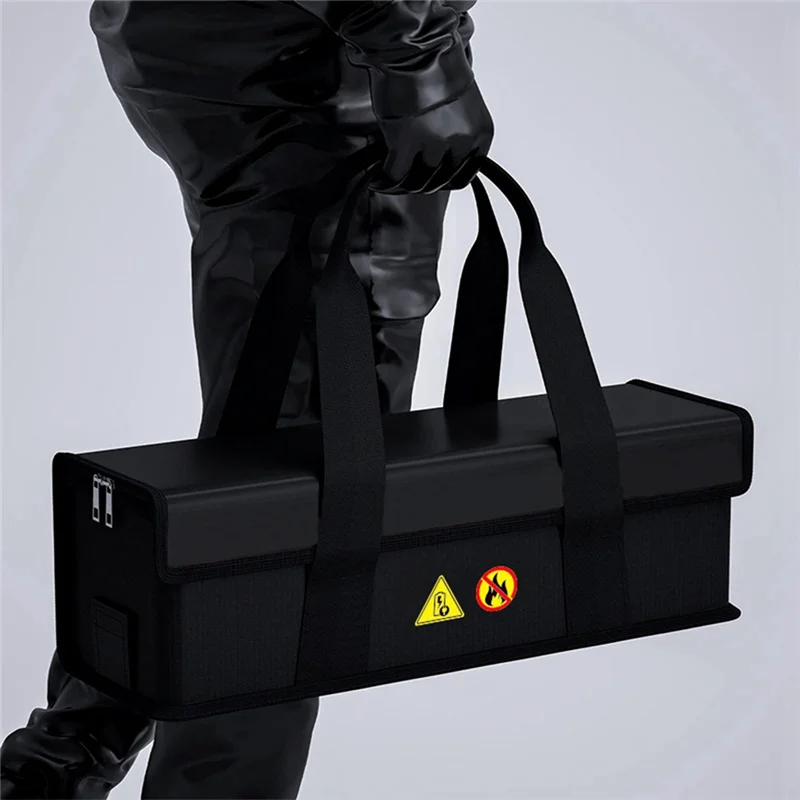 

A07F-E-Bike Battery Bag E-Bike Lithium Battery Explosion-Proof Bag Charging Fireproof Waterproof Storage Bag