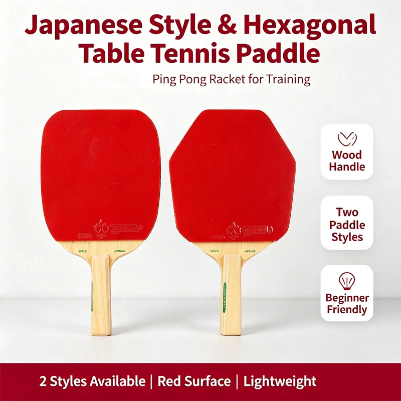 raquette-de-tennis-de-table-de-style-japonais-jeels-green-hippo-hexagonal-square-1ply-ayous-elasticite-amelioree-raquette-de-ping-pong