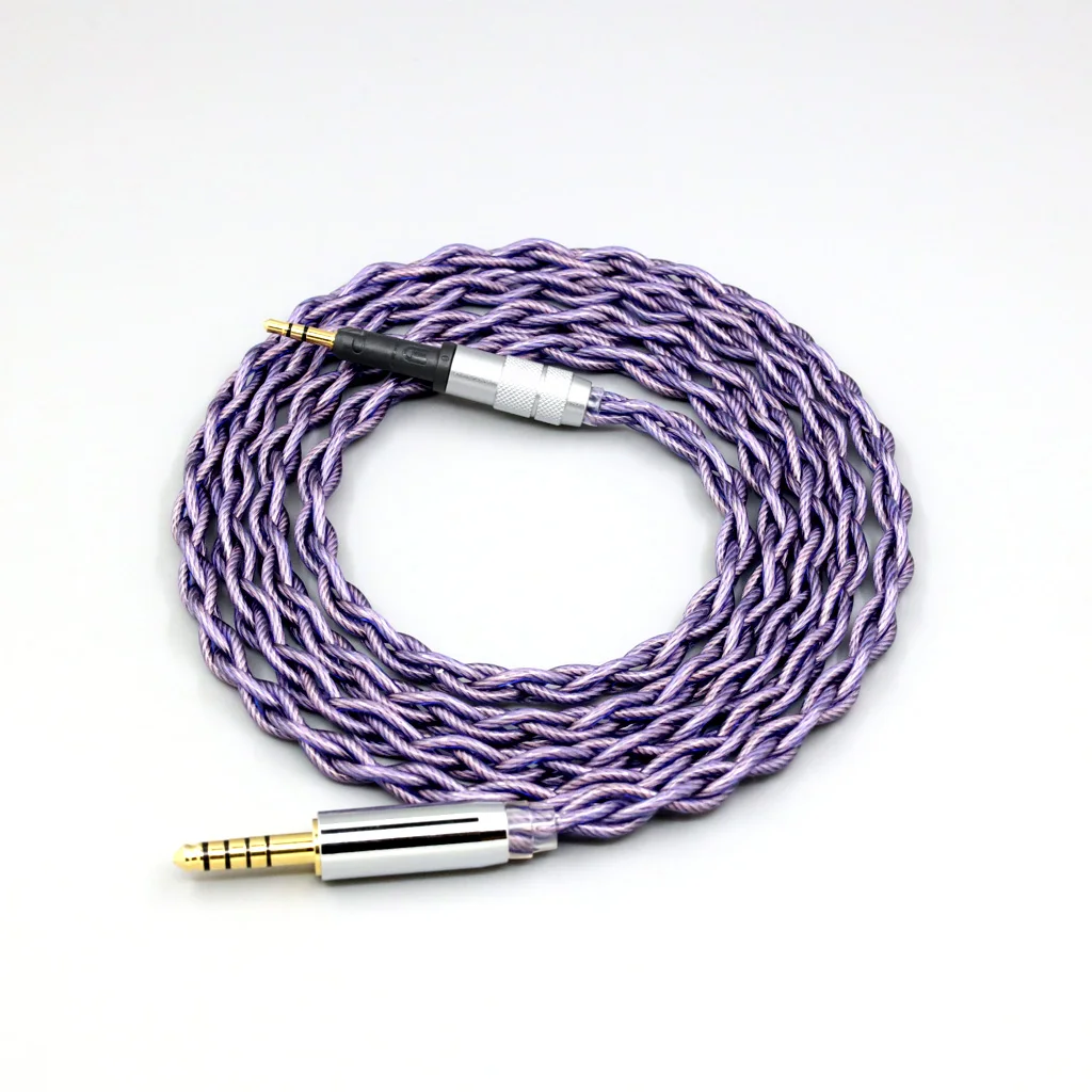 Typ2 1,8 mm 140 Kerne Litz 7N OCC Kopfhörerkabel für Sennheiser HD6 HD7 HD8 MIX DJ HD595 4-adriger 1,8 mm Kopfhörer LN 007906